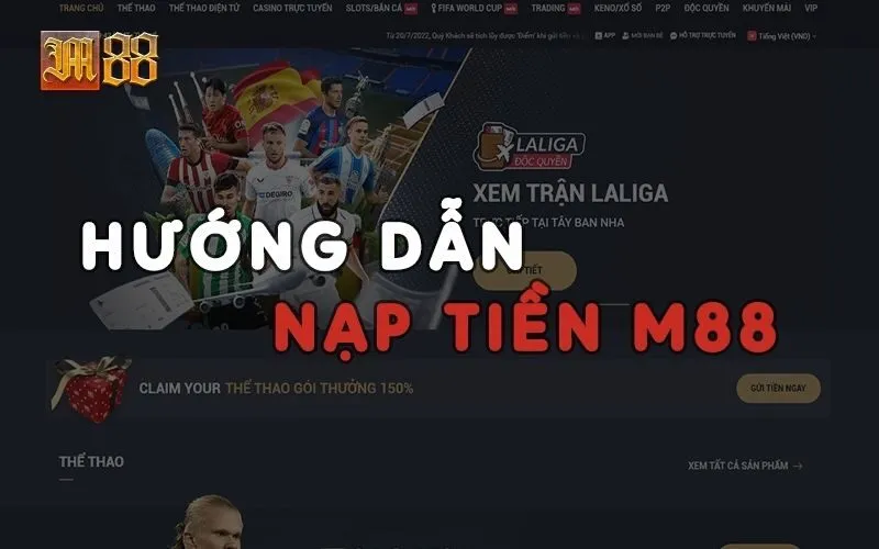 Nạp tiền M88